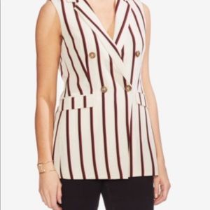 Vince Camuto Sleeveless Tuxedo Vest